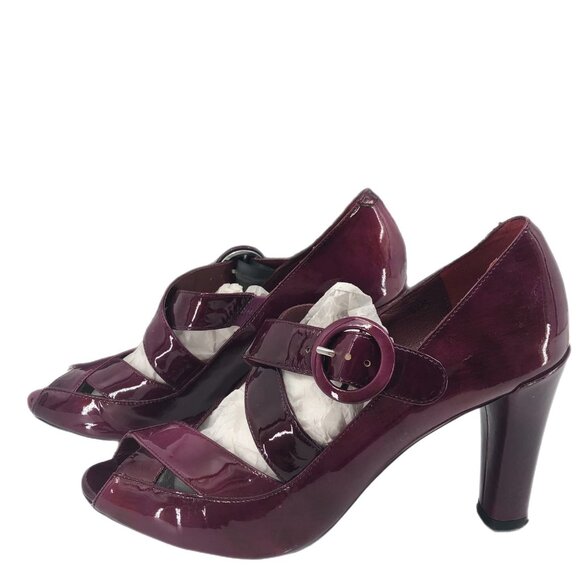 Via Spiga Shoes - Via Spiga Purple Open Toe Heels | Made in Italy